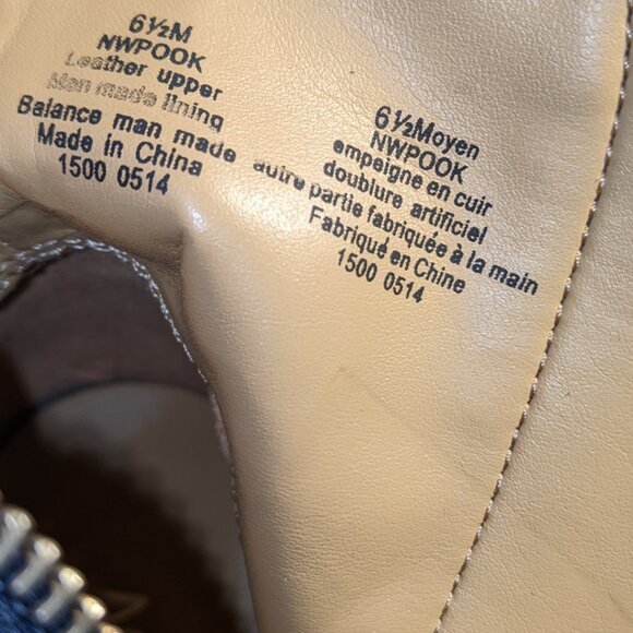 Nine West Dark Blue Suede Leather Ankle Boots – Size 6.5M - Picture 2 of 2